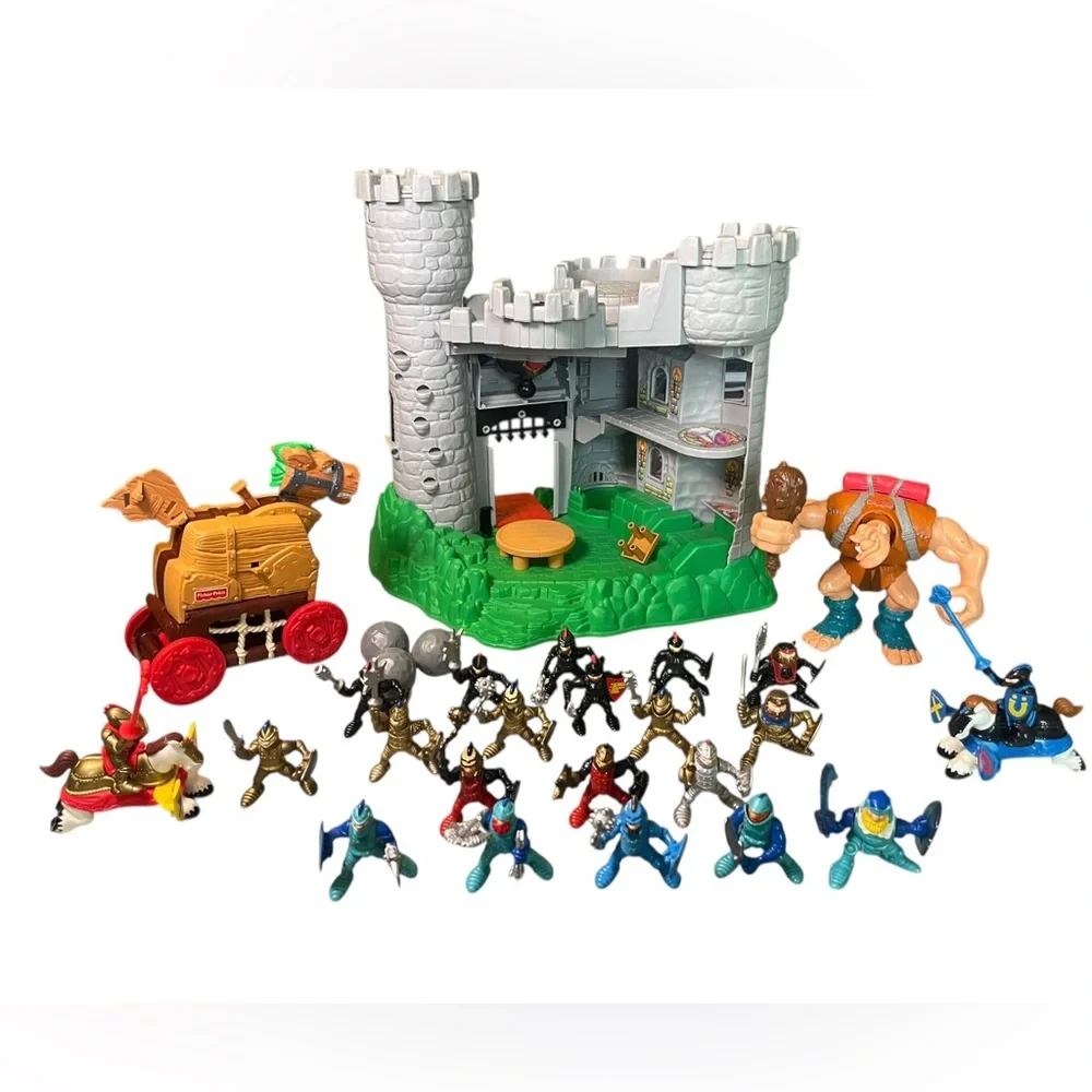 1994 Fisher-Price Great Adventures Castle Knight Action Figures & Accessories